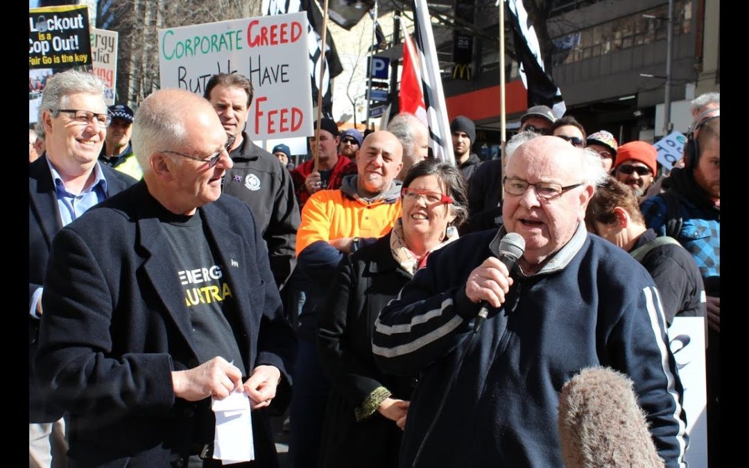 Fr Bob Maguire speaks at Skinner’s memorial service