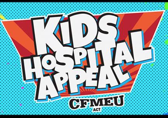 CFMEU Flies Flag for Sick Kids