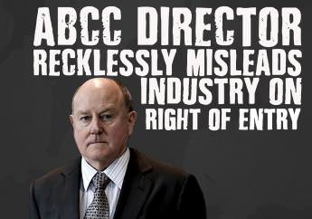 Turnbull’s building industry regulator admits breach of the very laws he oversees