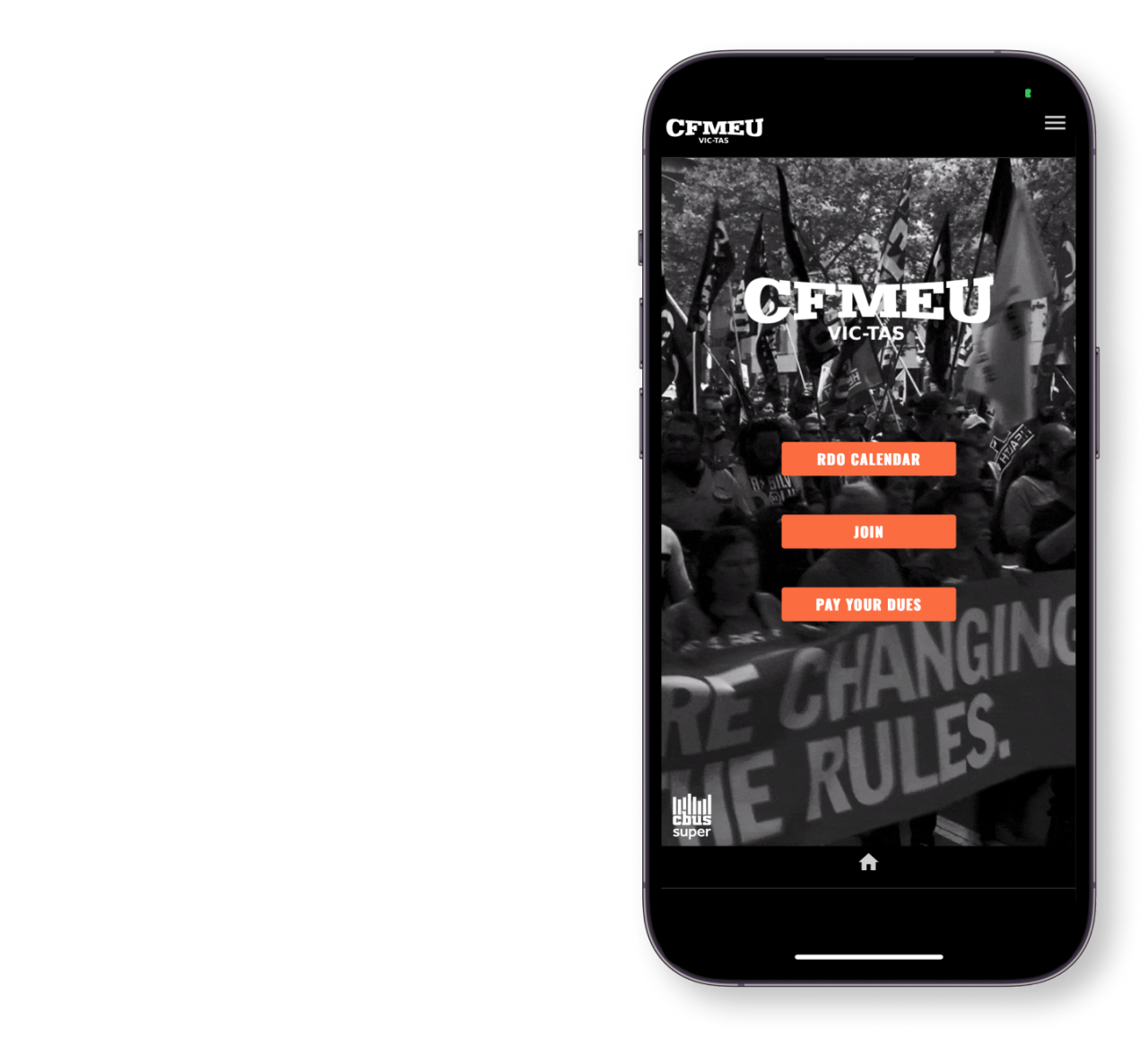 Cfmeu Rdo Poster RDO App | CFMEU